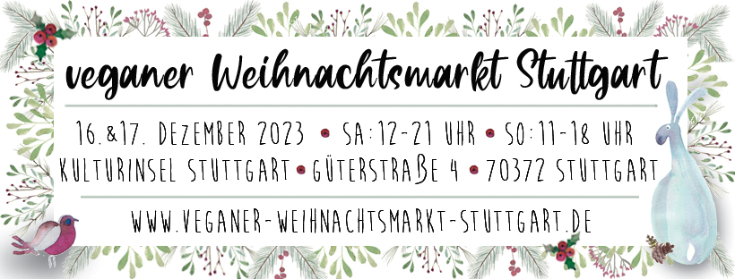 Veganer Weihnachtsmarkt in Stuttgart